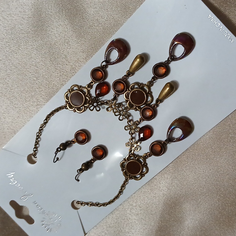 Fashion Jewelry Necklace/Earring Set